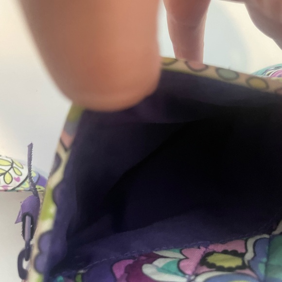 Vera Bradley Heather Purple Green Crossbody Bag - Picture 10 of 14